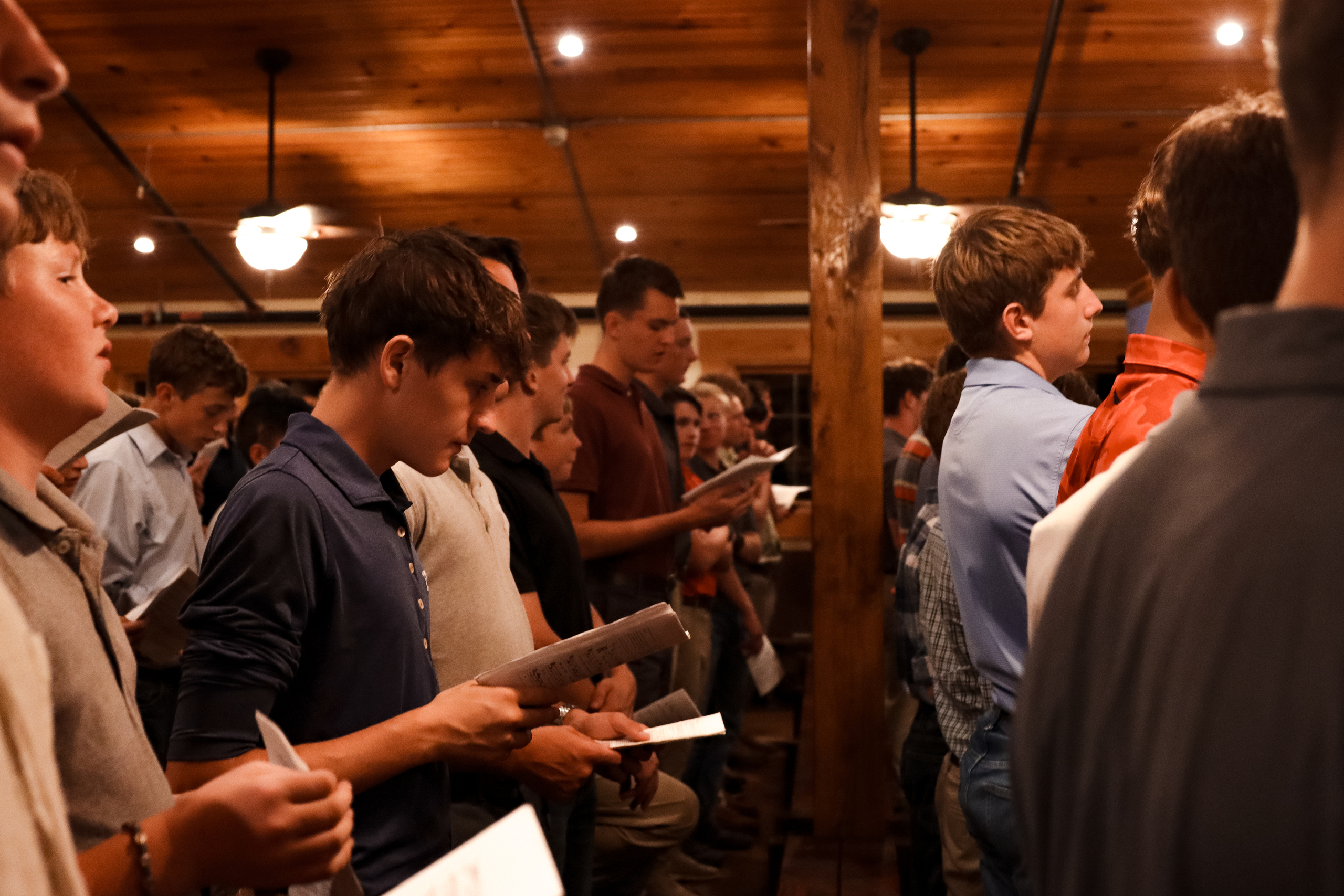 Compline prayers at St. Martin's