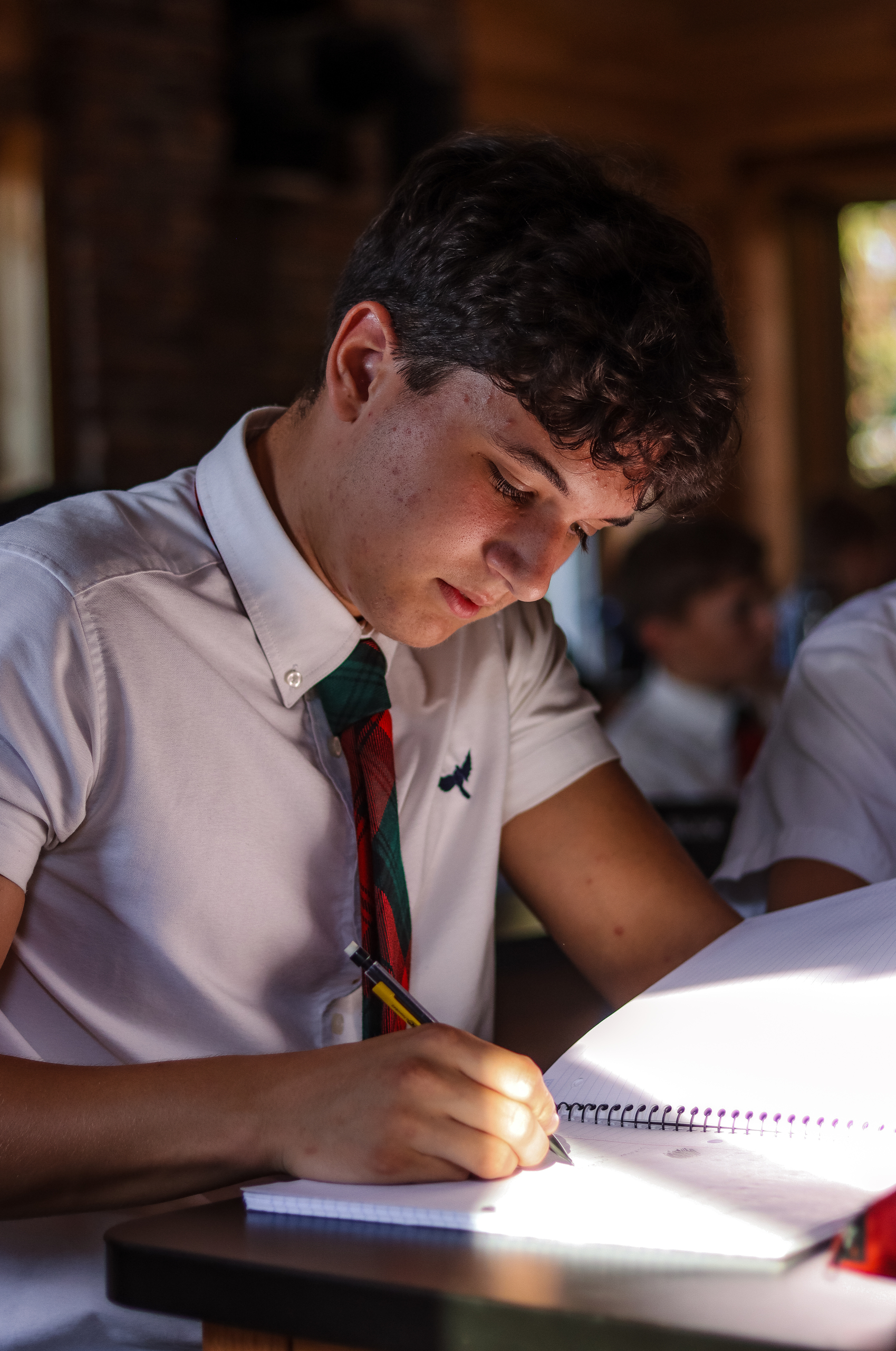 Study hall at St. Martin's